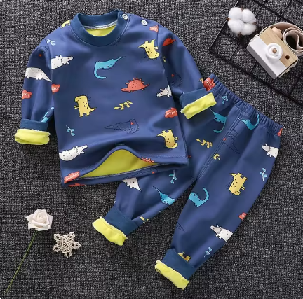 Pyjama Dinosaure bleu