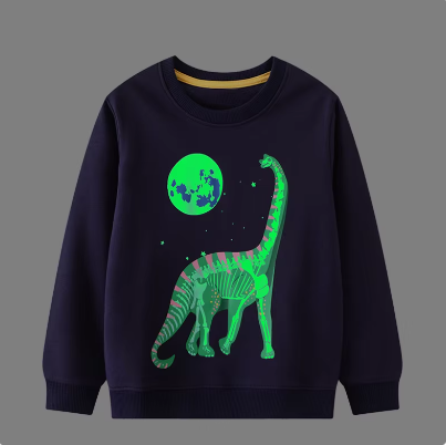 Sweat Dinosaure fluorescent