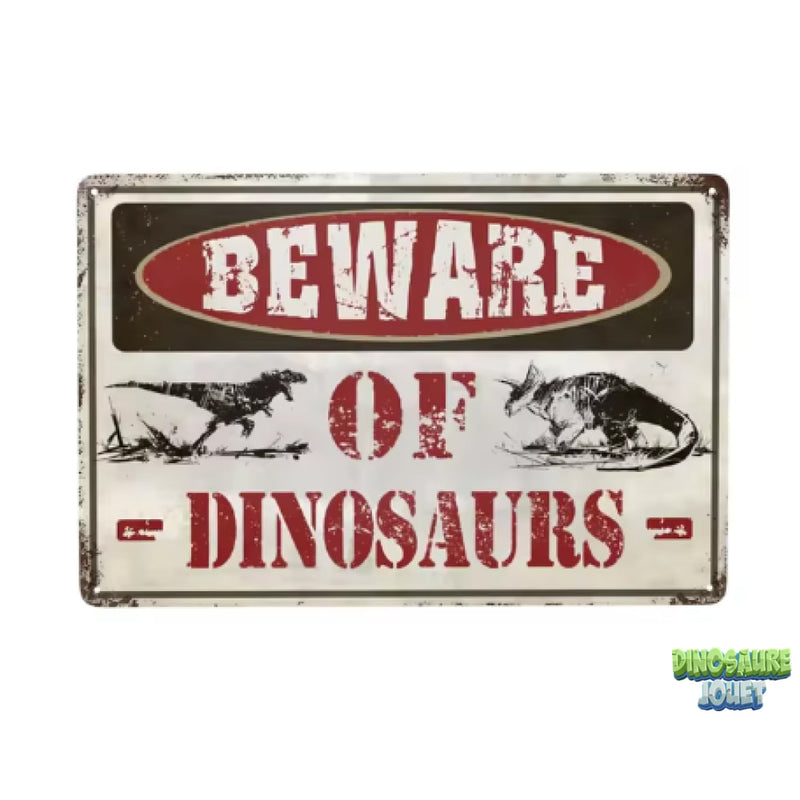 Affiche murale vintage Dinosaure