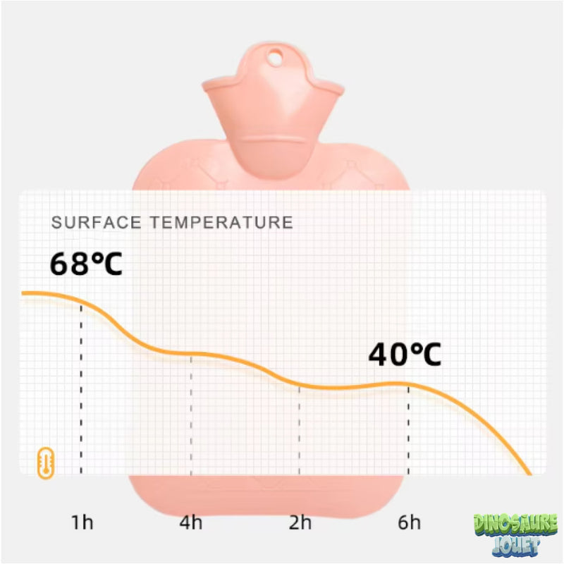 Bouillotte eau chaude Dinosaure