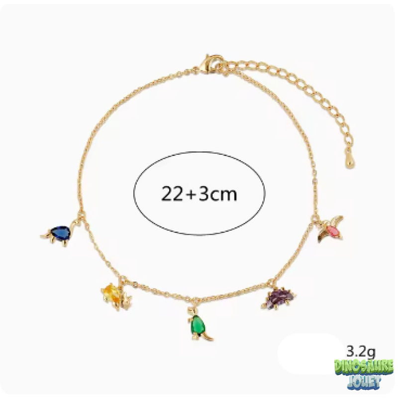 Bracelet de chevilles Dinosaure