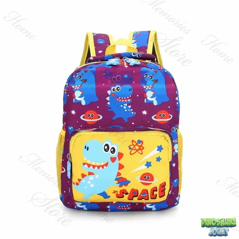 Cartable dinosaure coloré