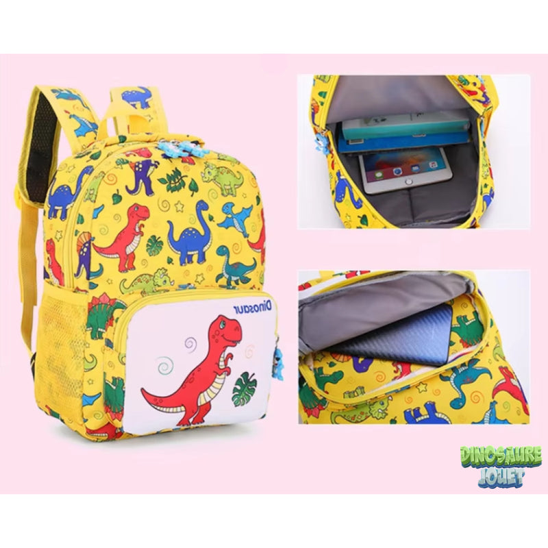 Cartable dinosaure coloré