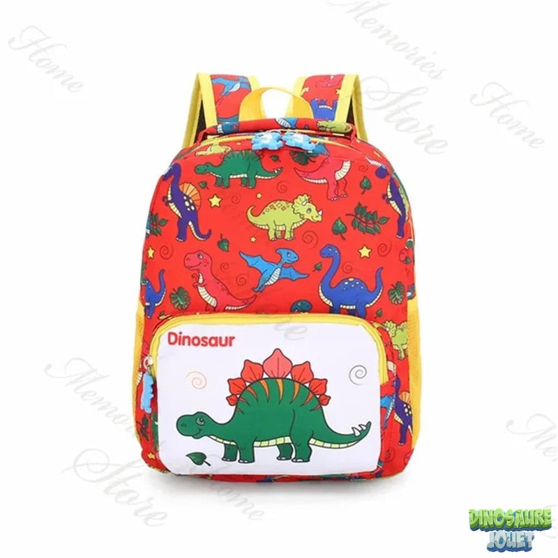 Cartable dinosaure coloré