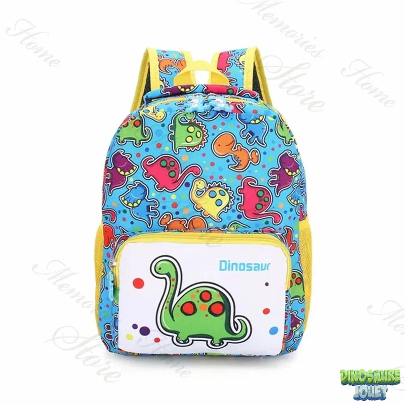 Cartable dinosaure coloré