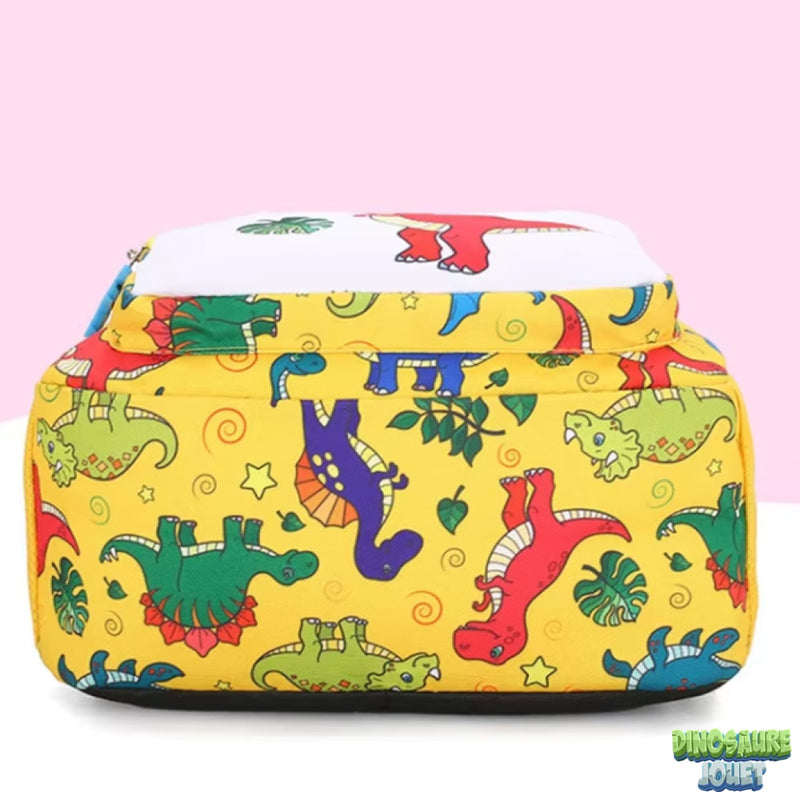 Cartable dinosaure coloré