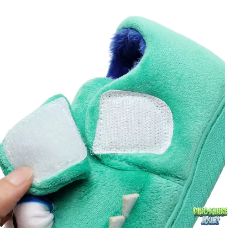 Chausson peluche Dinosaure