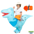 Costume gonflable de T-rex des dinosaures