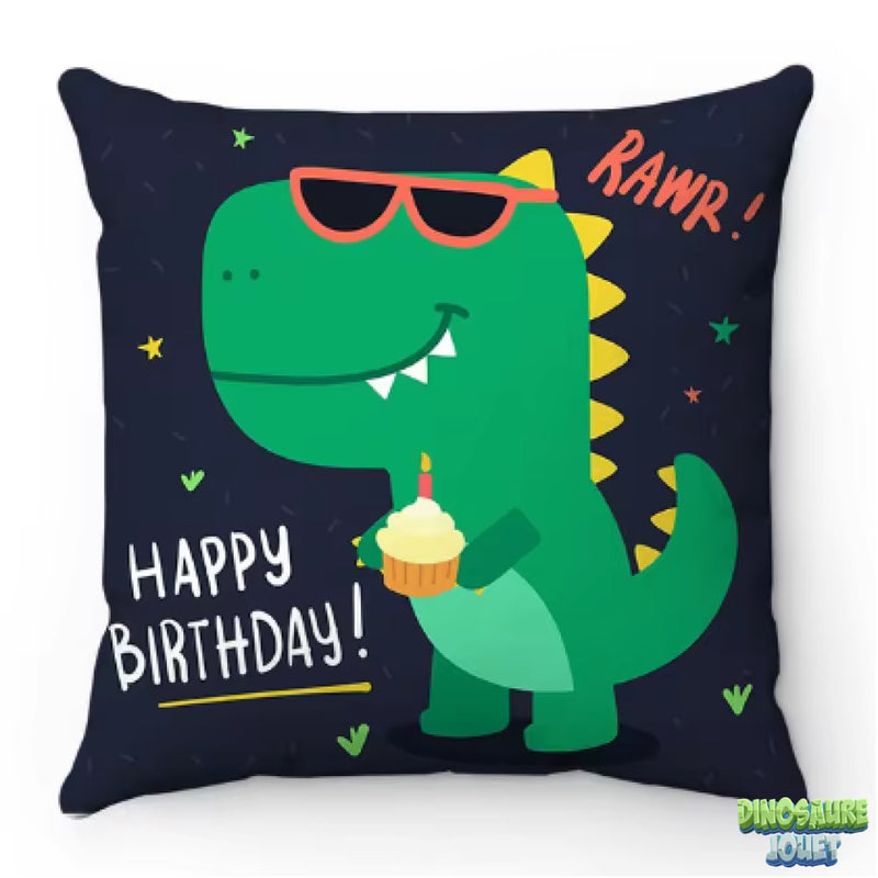 Coussin anniversaire Dinosaure