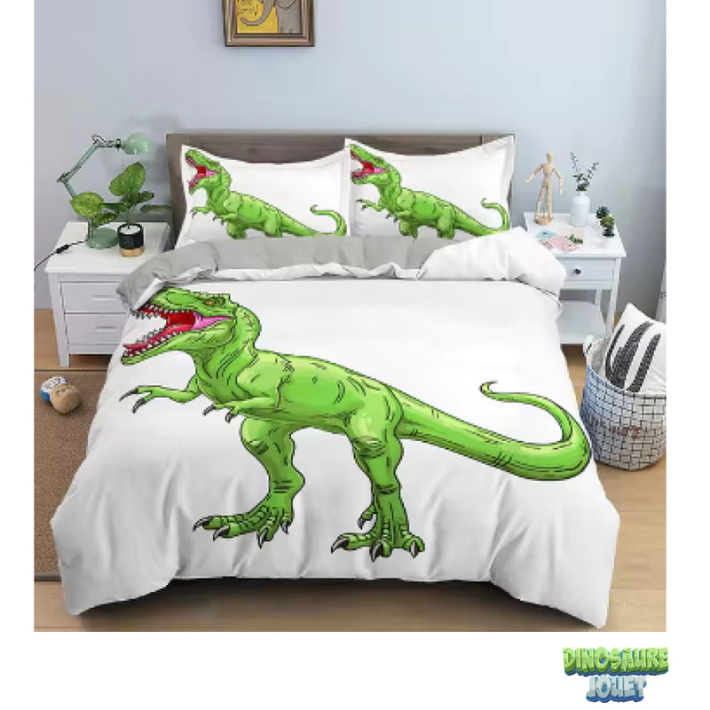 Ensemble housse de couette T-rex