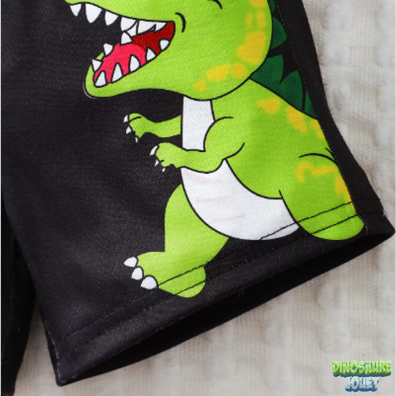 Ensemble short tee shirt Dinosaure