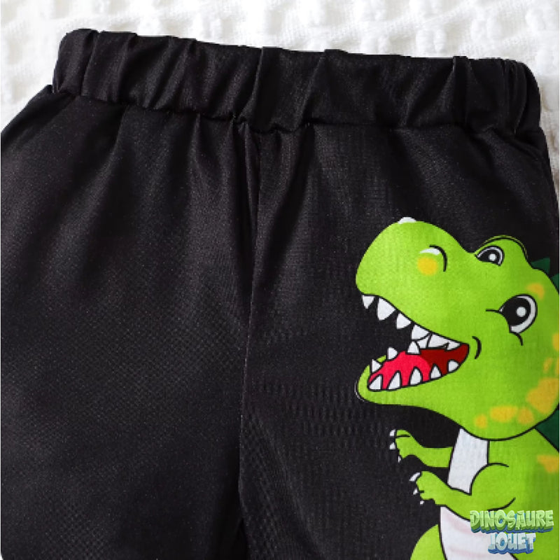 Ensemble short tee shirt Dinosaure