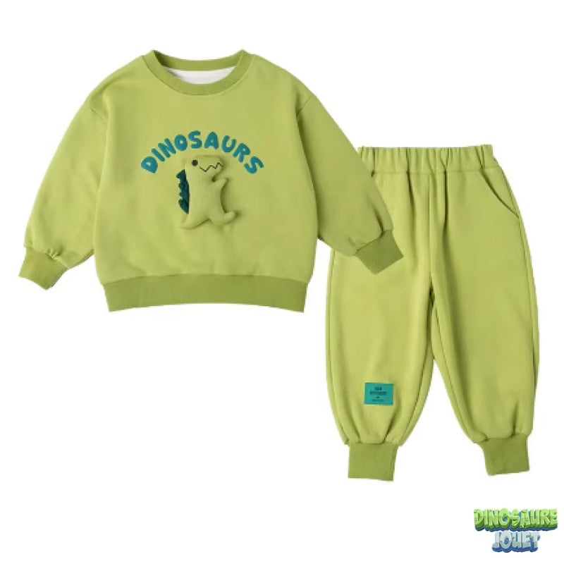 Ensemble sweat jogging Dinosaure