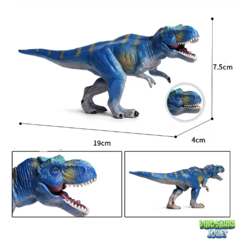 Figurine T-rex bleu