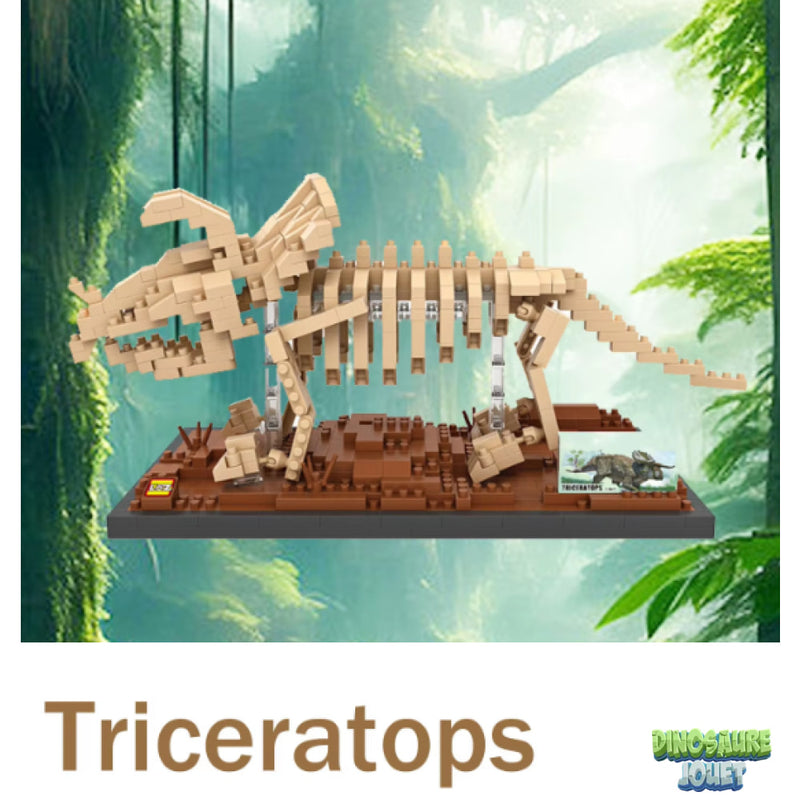 Lego fossile Dinosaure triceratops