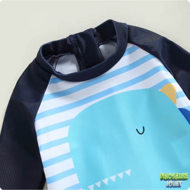 Maillot de bain Dinosaure à rayures