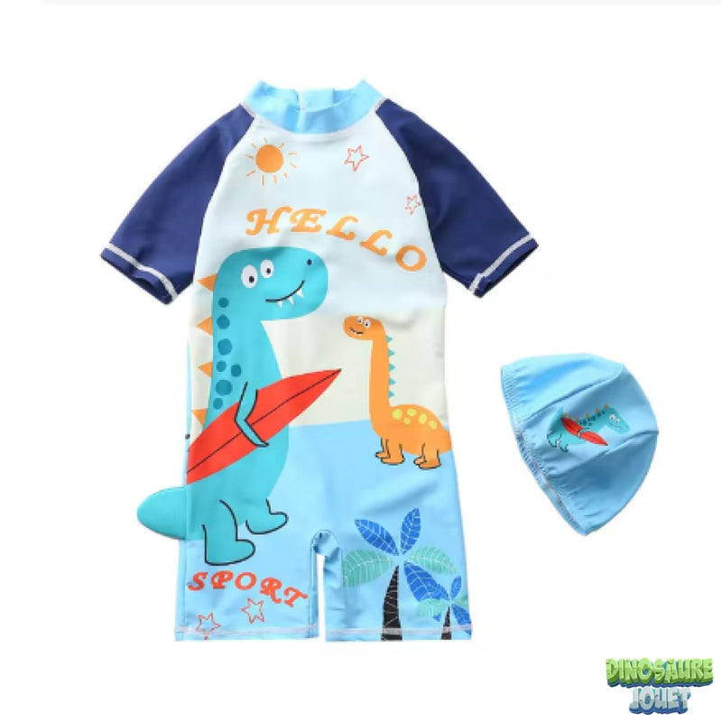 Maillot de bain garçon 3D Dinosaure