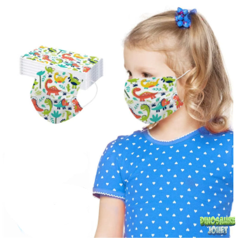 Masque tissu Dinosaure