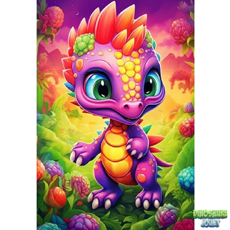 Peinture diamant Dinosaure décor enfant