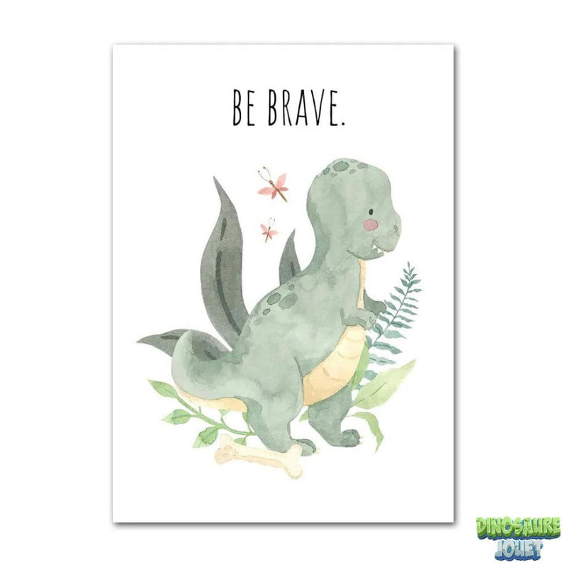 Poster bébé animaux Dinosaures