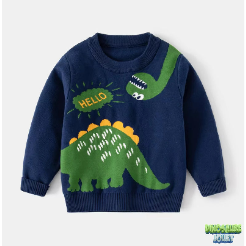 Pull 5 ans dinosaure