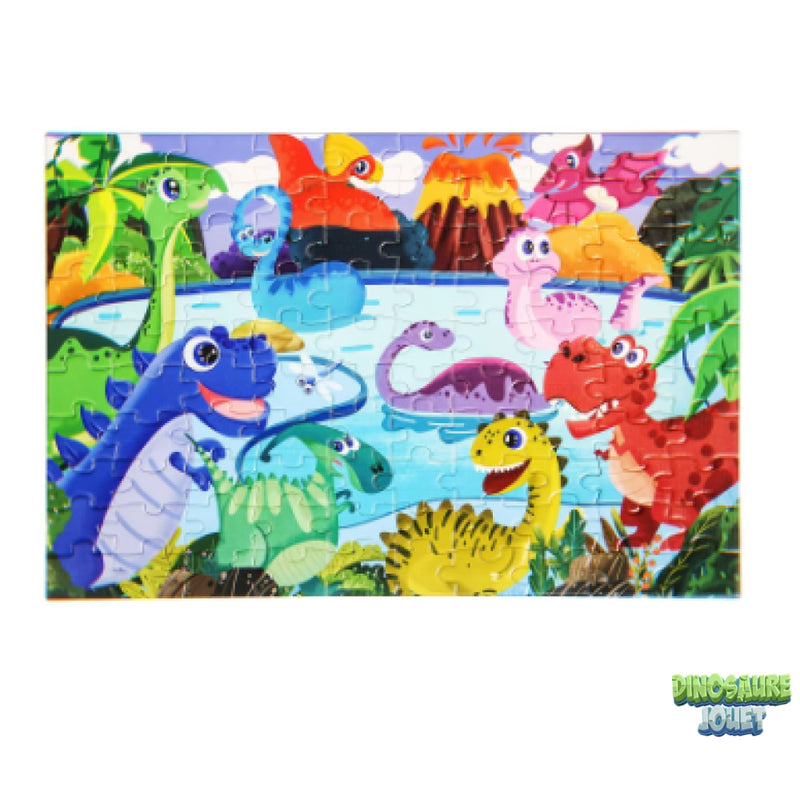 Puzzle 100 pièces dinosaures