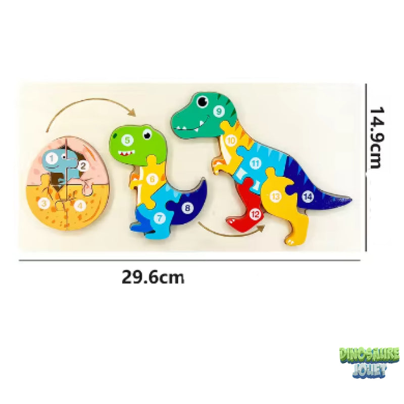 Puzzle dinosaure 2 ans