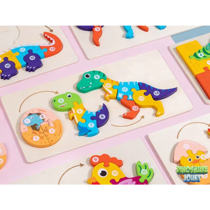 Puzzle dinosaure 2 ans