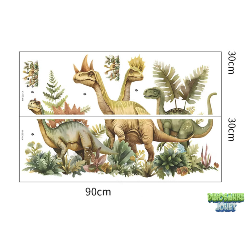 Sticker paysage Dinosaure