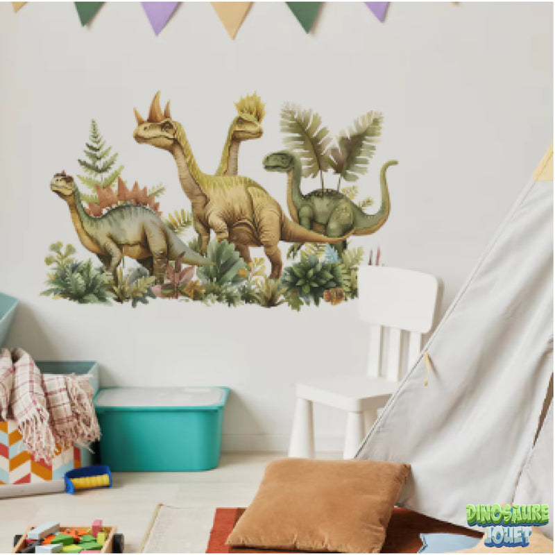 Sticker paysage Dinosaure