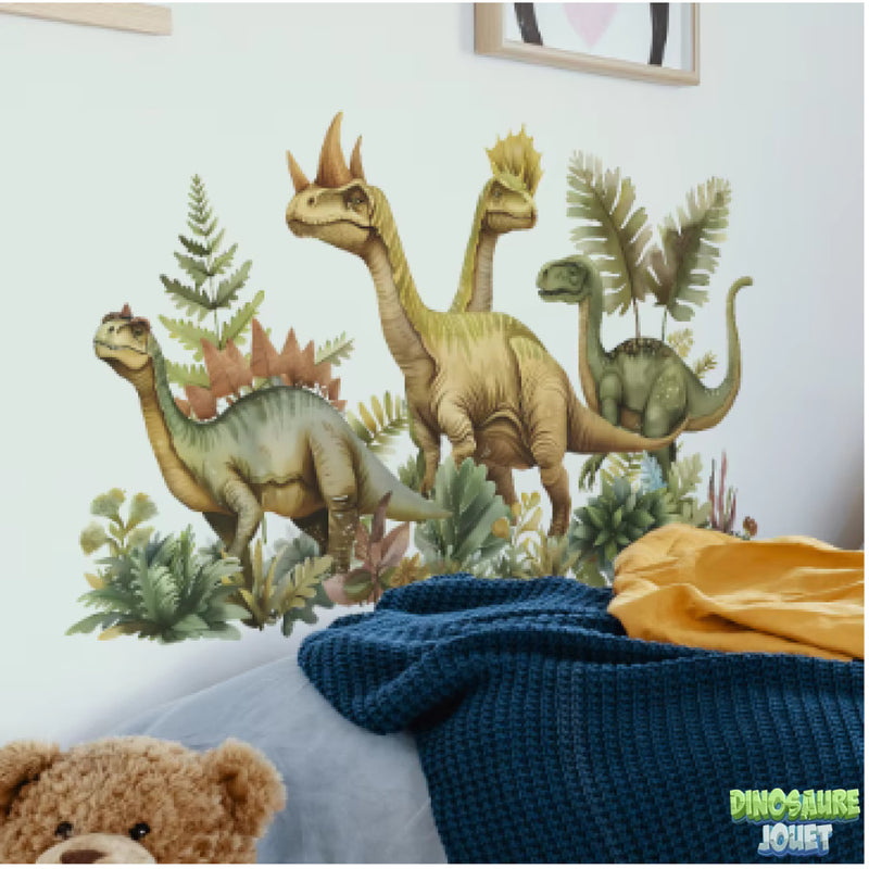 Sticker paysage Dinosaure