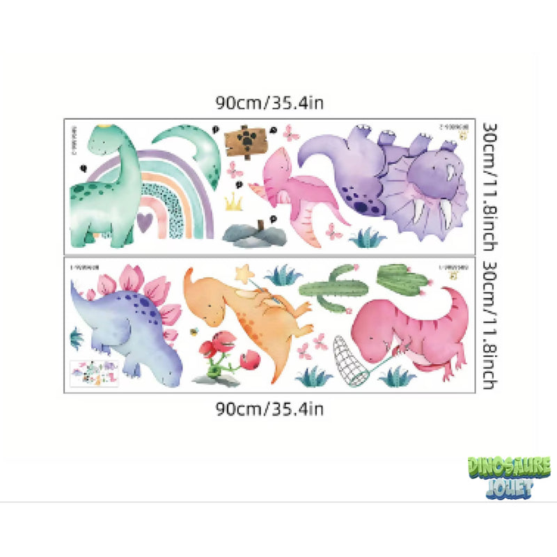 Stickers mural chambre bébé Dinosaure