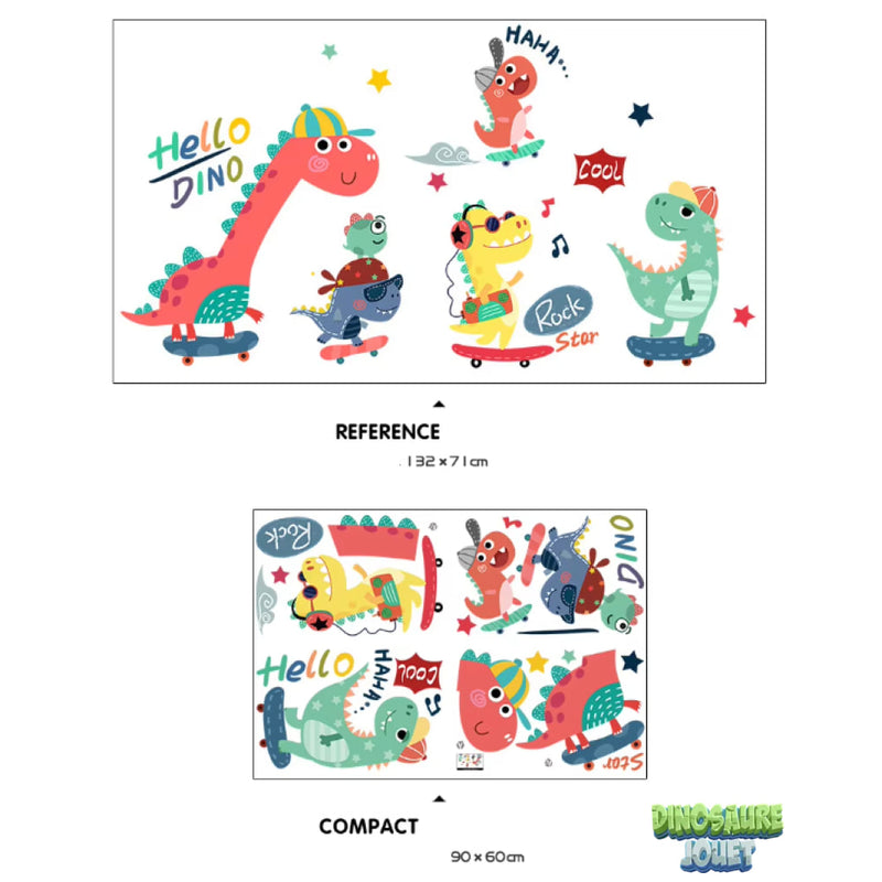 Stickers pour chambre Dinosaure