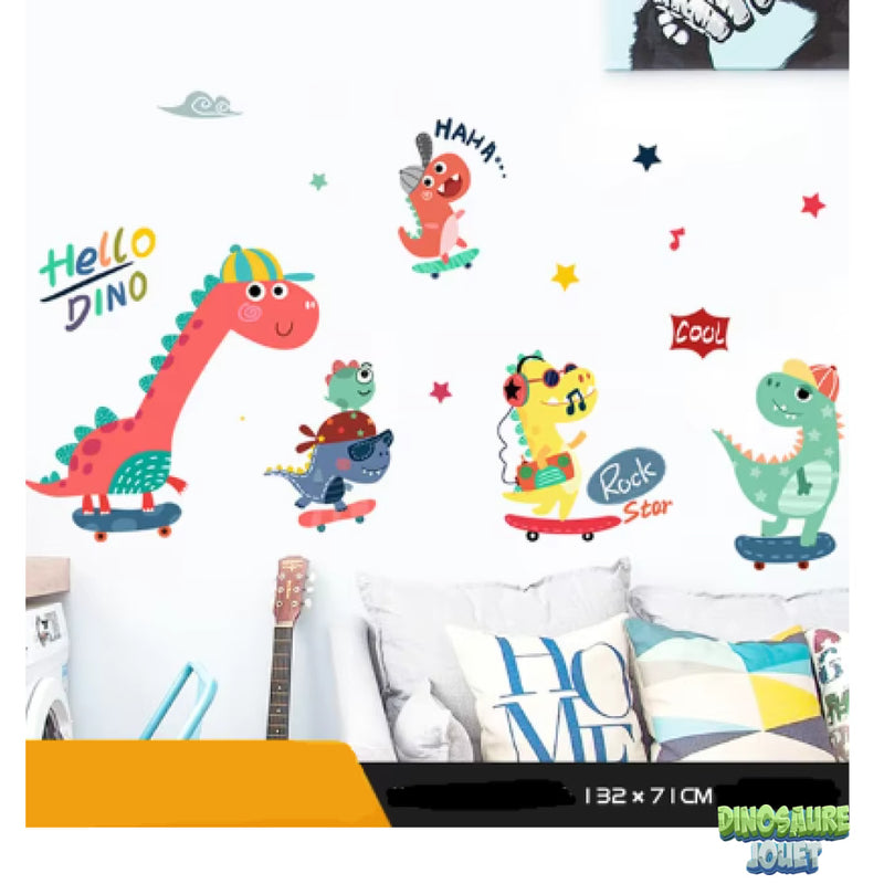 Stickers pour chambre Dinosaure