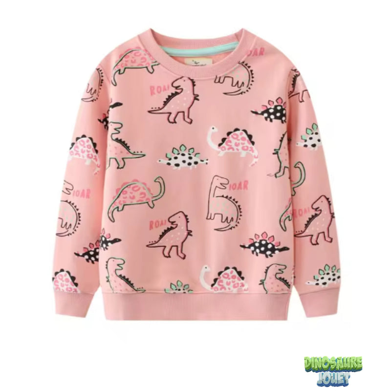 Sweat Dinosaure fille