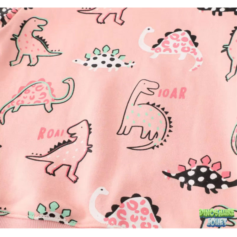 Sweat Dinosaure fille