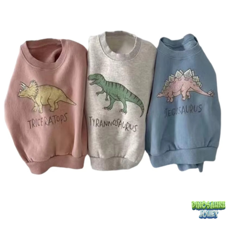 Sweat hiver Dinosaure