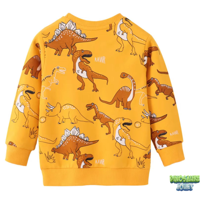 Sweat shirt dinosaure