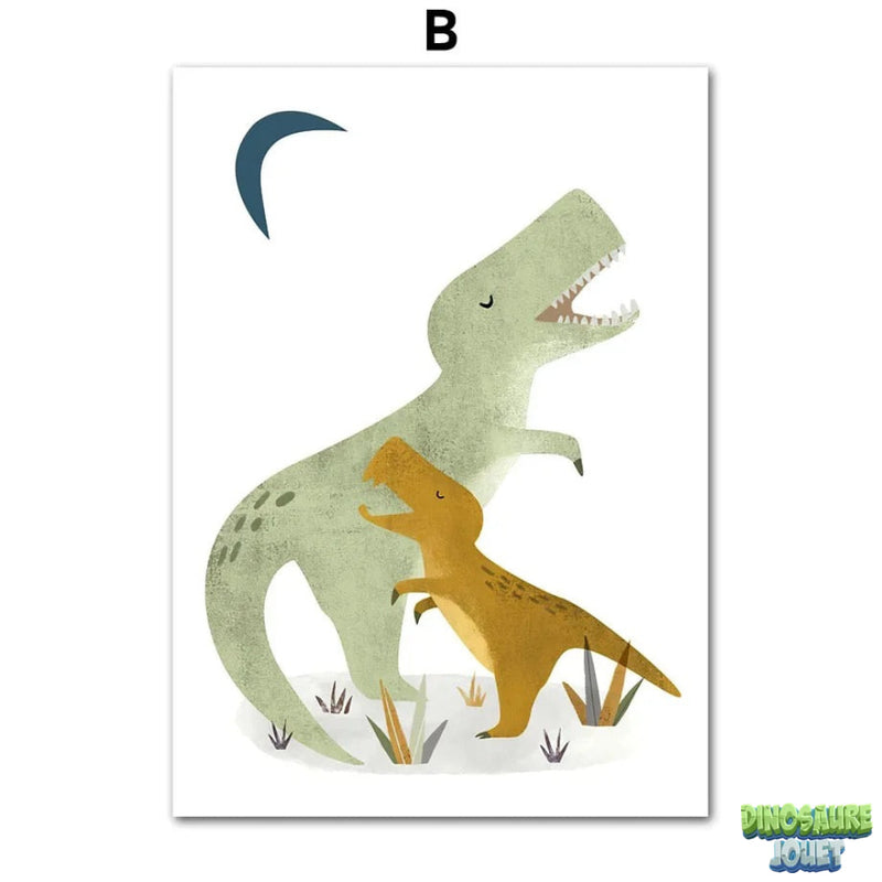 Tableau sur toile Dinosaures