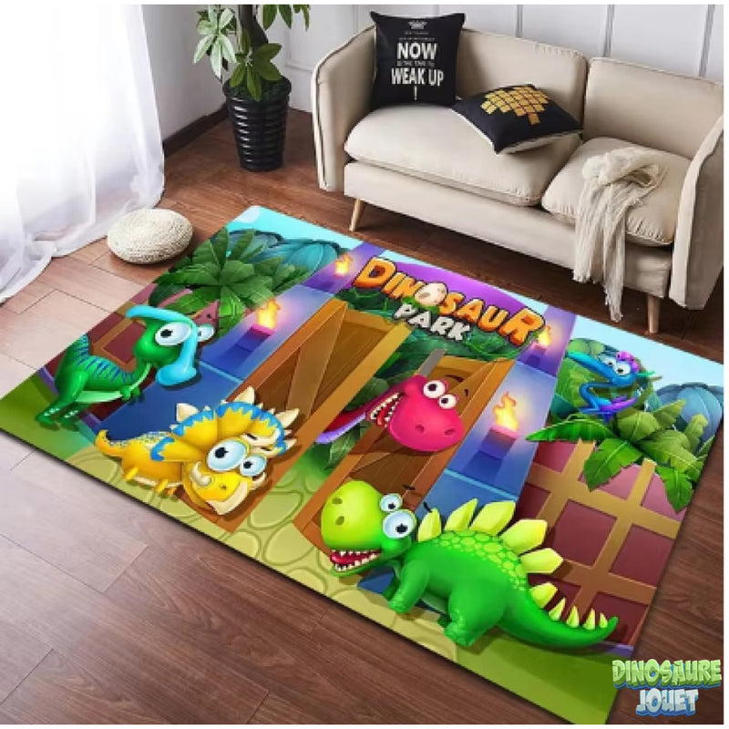 Tapis rectangulaire long Dinosaure