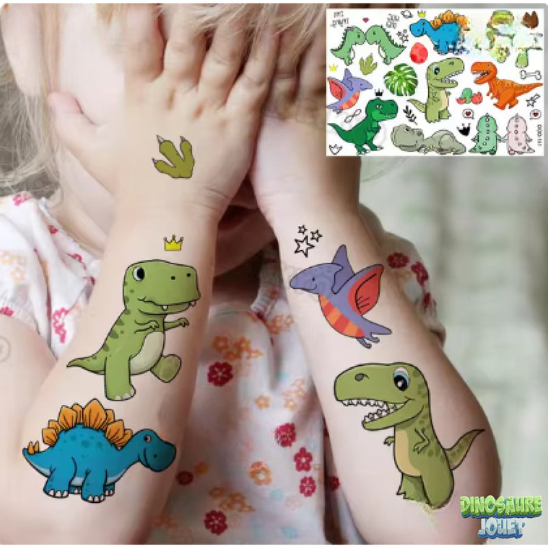 Tatouage ephemere de Dinosaure T-rex