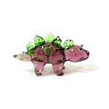 Deco statue dinosaure en verre