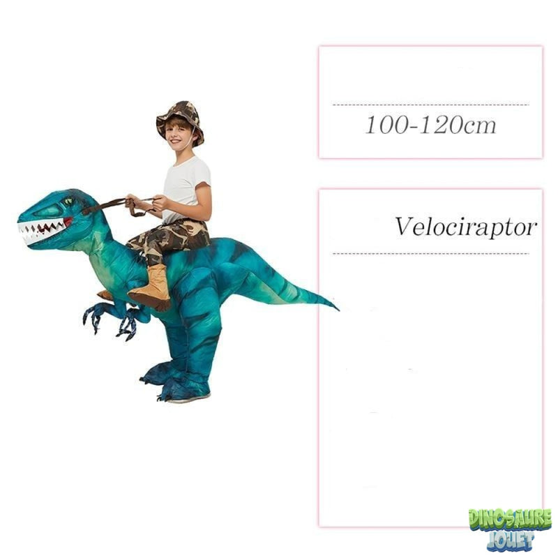 Costume de dinosaure gonflable T-rex Vert pour adulte