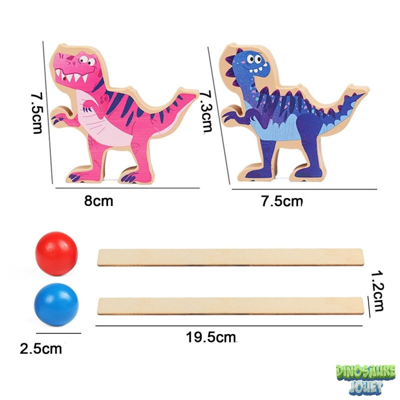 Dinosaure et pyramide