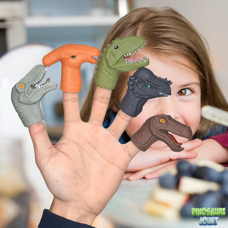 Marionnette à doigt dinosaure