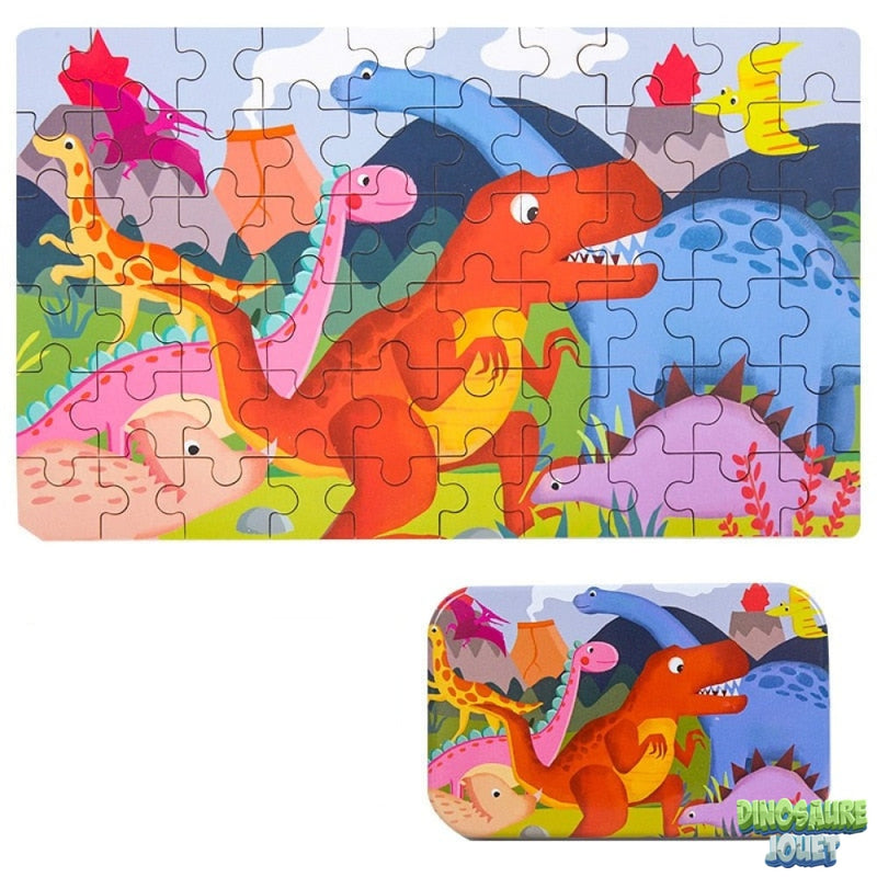 Puzzle Dinosaure 60 pieces