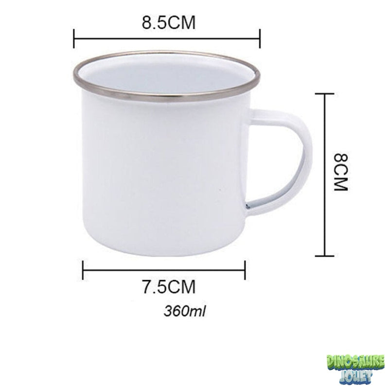 Tasse émail Dinosaure