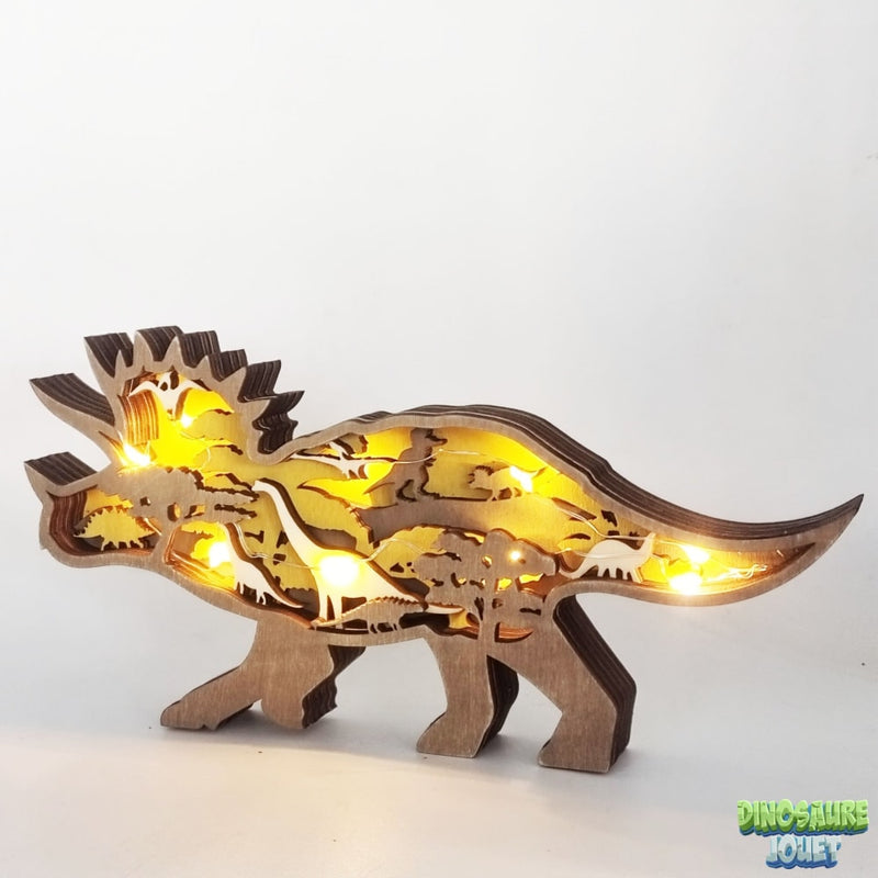Triceratops Lampe frontale LED – Lampe frontale dinosaure pour