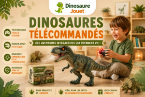 Aventures de dinosaures télécommandés amusantes