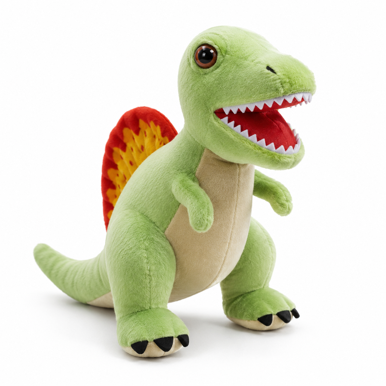 Doudou dinosaure Spinosaure à crête flamboyante